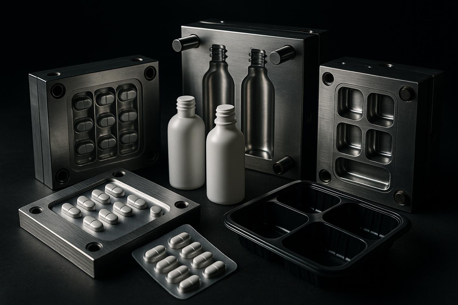 stampi in acciaio inox per creare packaging alimentare, farmaceutico e cosmetico sicuro